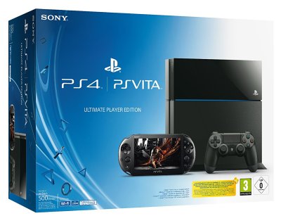 PS4 500 Go + Pack Console PS Vita 2000 (Jet Black)
