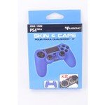 PS4 Skin & Caps bleu (Subsonic)