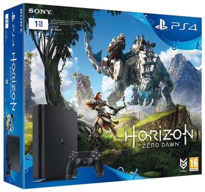 PS4 Slim 1To - Pack Horizon Zero Dawn (Jet Black)