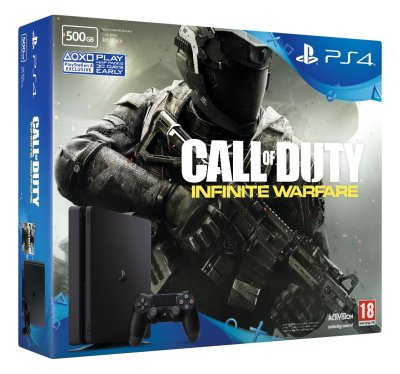 PS4 Slim 500 Go - Pack Call of Duty: Infinite Warfare (Jet Black)