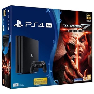 PS4 Pro 1To - Pack Tekken 7 Deluxe Edition (Jet Black)