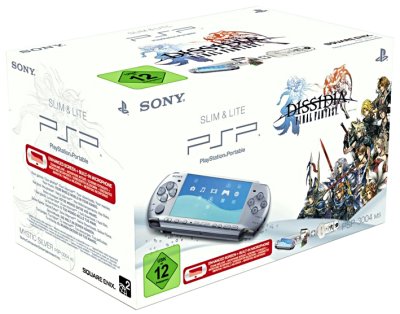 PSP Slim & Lite Dissidia: Final Fantasy Pack - Silver (PSP-3004 MS Bundle)