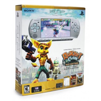 PSP 3000 Limited Edition Ratchet and Clank Entertainment Pack (Silver)