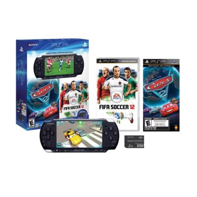 PSP 3000 Entertainment Pack: FIFA 2012 & Cars 2 (Black)