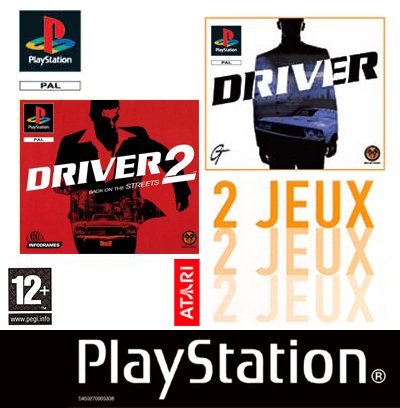 Driver + Driver 2 (ATARI Pack 2 jeux)