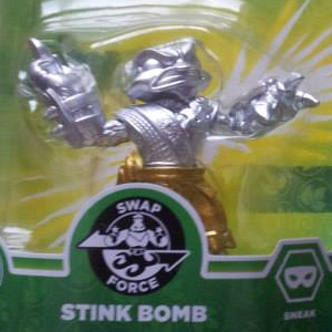 Skylanders Stink Bomb - Two-tone Silver & Gold (Swap Force)