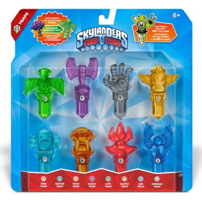 Skylanders: Trap Team (Traps Pack) 8 Pièges + Steamed Broccoli Guy
