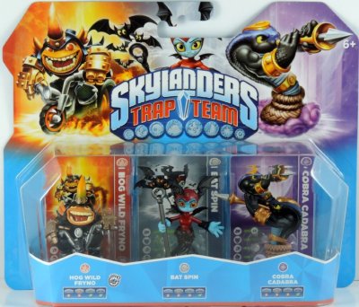 Skylanders: Trap Team (Triple Pack) Cobra Cadabra S1 + Bat Spin S1 + Hog Wild Fryno S2