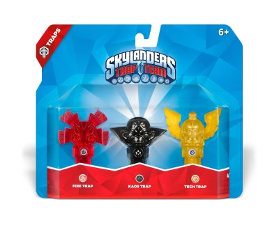 Skylanders: Trap Team (Traps Pack) Fire Totem + Kaos Trap + Tech Flying Helmet