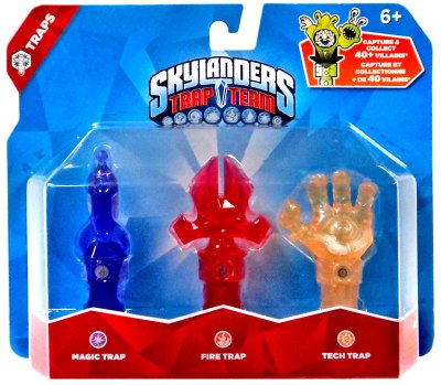 Skylanders: Trap Team (Traps Pack) Magic Rocket + Fire Captain's Hat + Tech Hand