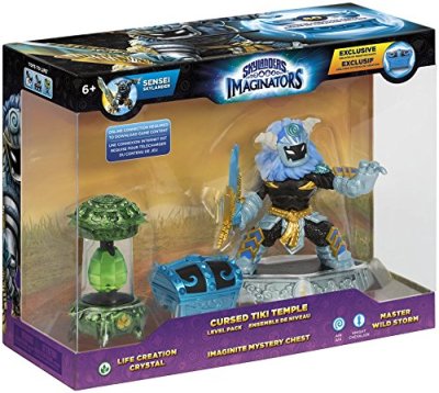 Skylanders: Imaginators - Cursed Tiki Temple (Level Pack) Wild Storm S1 - Life Creation Crystal - Imaginite Mystery Chest