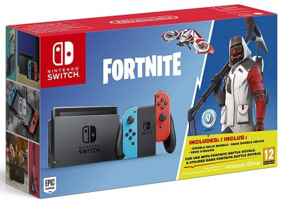 Nintendo Switch Fortnite - Double Helix Bundle (Joy-Con rouge néon/bleu néon)