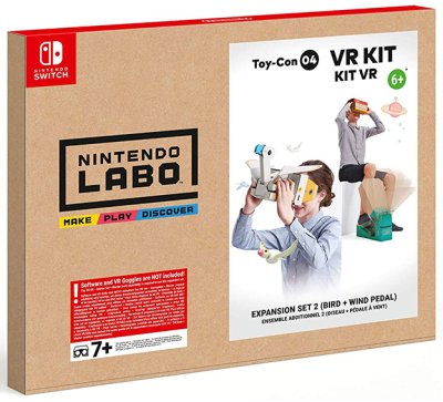 Nintendo Labo: Toy-Con 04 Kit VR - Ensemble Additionnel 2 (Oiseau + Pédale à Vent)