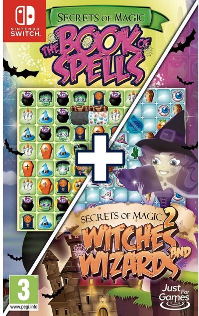 Secrets of Magic: The Book of Spells + Secrets of Magic 2: Witches and Wizards