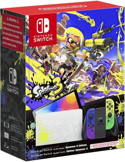 Nintendo switch (modèle oled) édition limitée splatoon 3
