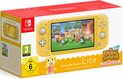 Nintendo Switch Lite (jaune) + Animal Crossing: New Horizons