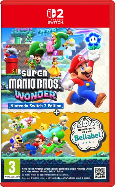Super Mario Bros. Wonder - Nintendo Switch 2 Edition + Rendez-vous au parc Bellabel