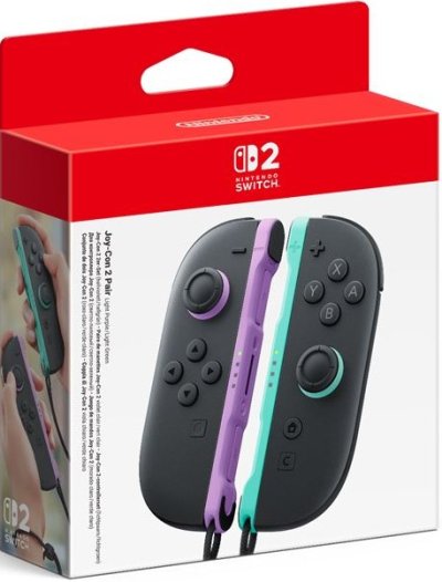 Nintendo Joy-Con 2 Violet clair et Vert clair