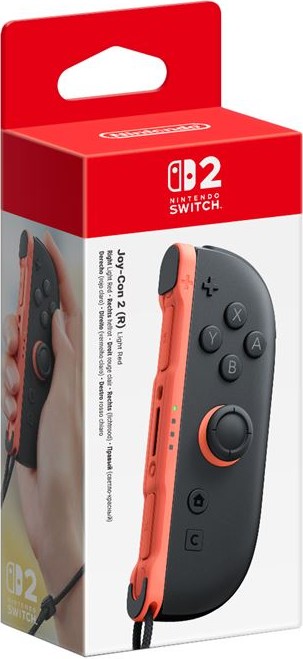 Nintendo Joy-Con 2 droite Rouge clair et noir