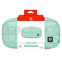 Pochette rembourrée (verte) pour Nintendo Switch 2