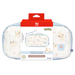 Pochette rembourrée (Évoli Cottage Core) HORI pour Nintendo Switch 2
