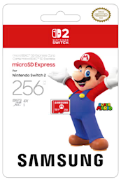 Carte microSD Express Samsung 256 Go pour Nintendo Switch 2