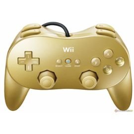 Nintendo Wii Manette classique Pro gold