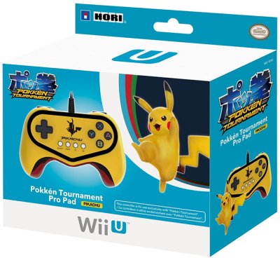 Wii U Pokkén Tournament Pro Pad Pikachu - Edition Limitée Pikachu (Hori)