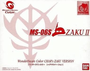 Bandai WonderSwan Color - Edition Gundam MS-06S Zaku II