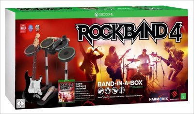 Rock Band 4 + Guitare sans fil + Batterie + Micro