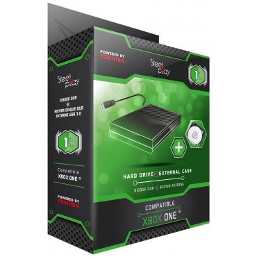 Xbox One Steelplay Bundle Adaptateur Disque Dur Xbox One + Disque Dur 1 To