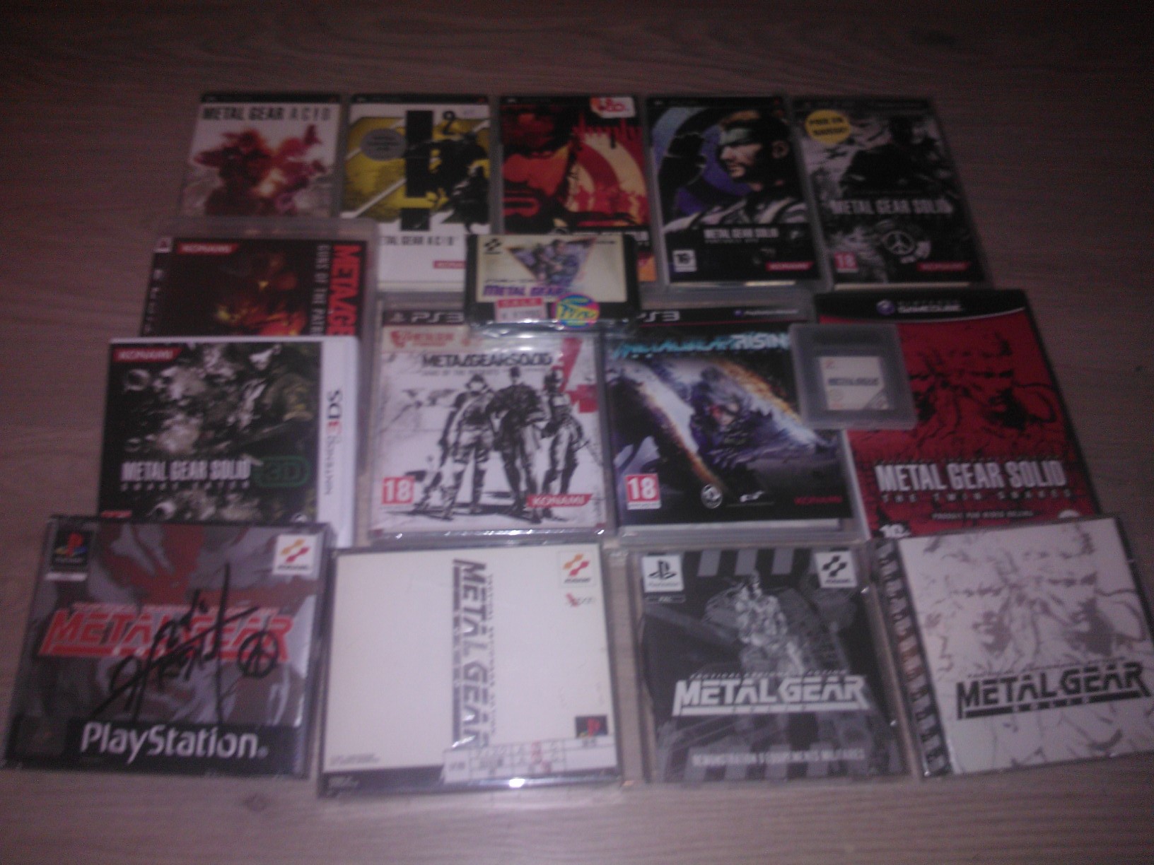 Une petite partie de ma collection MGS !