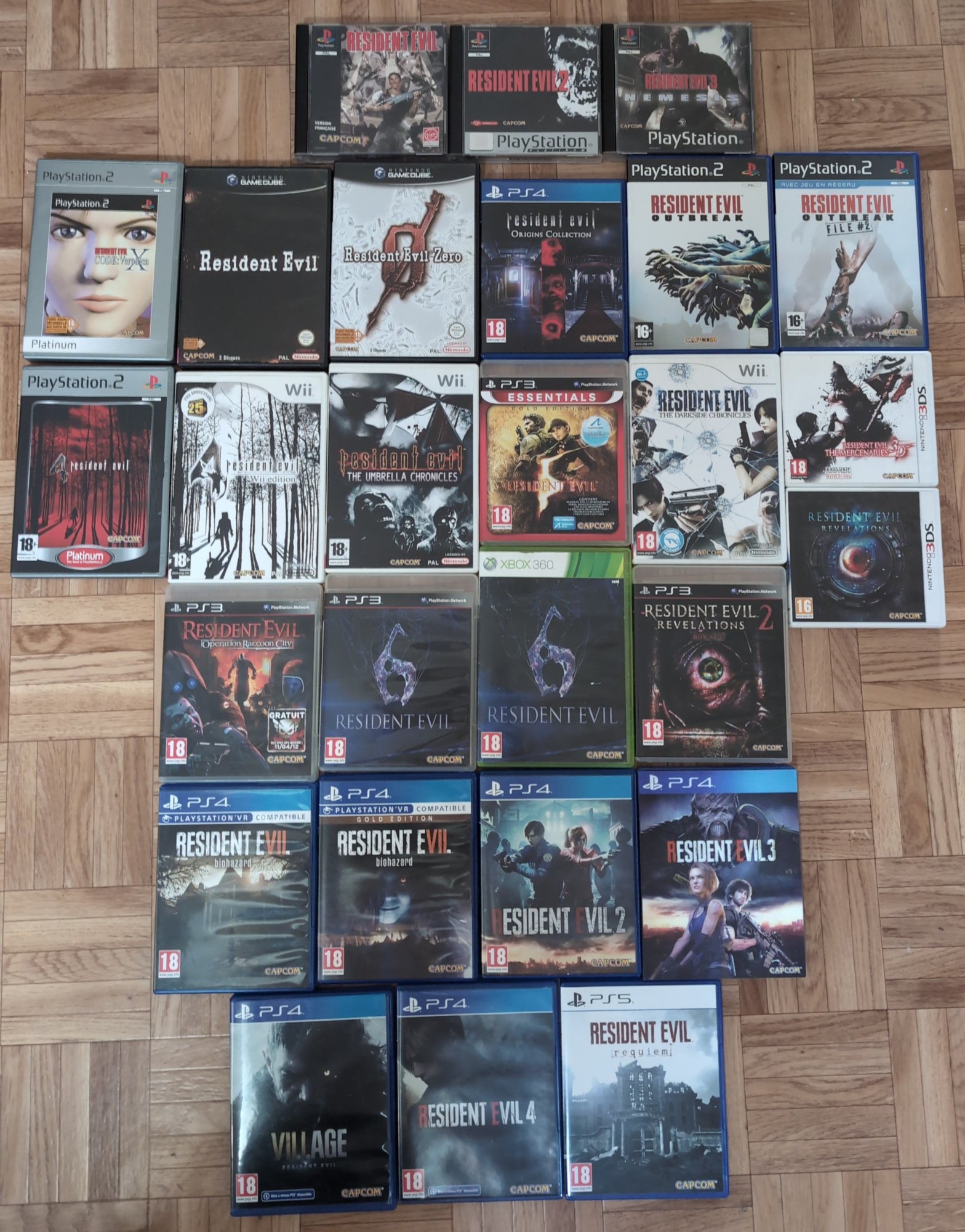 Peut-être pas le plus grand collectionneur du site, mais j'ai mes petits chouchous 😇 (sans compter toutes les versions numériques 😂)