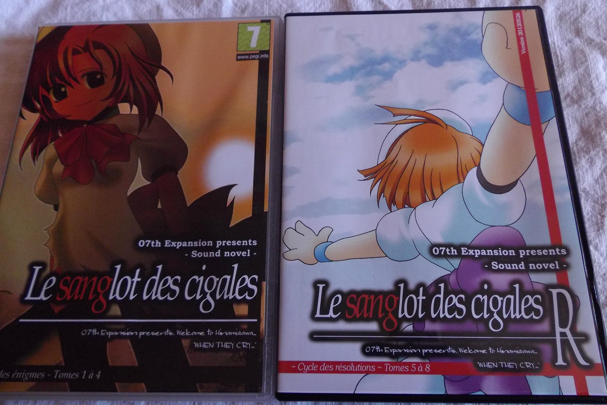 Higurashi - Le Sanglot des Cigales Cycle I & Cycle R, version française.
