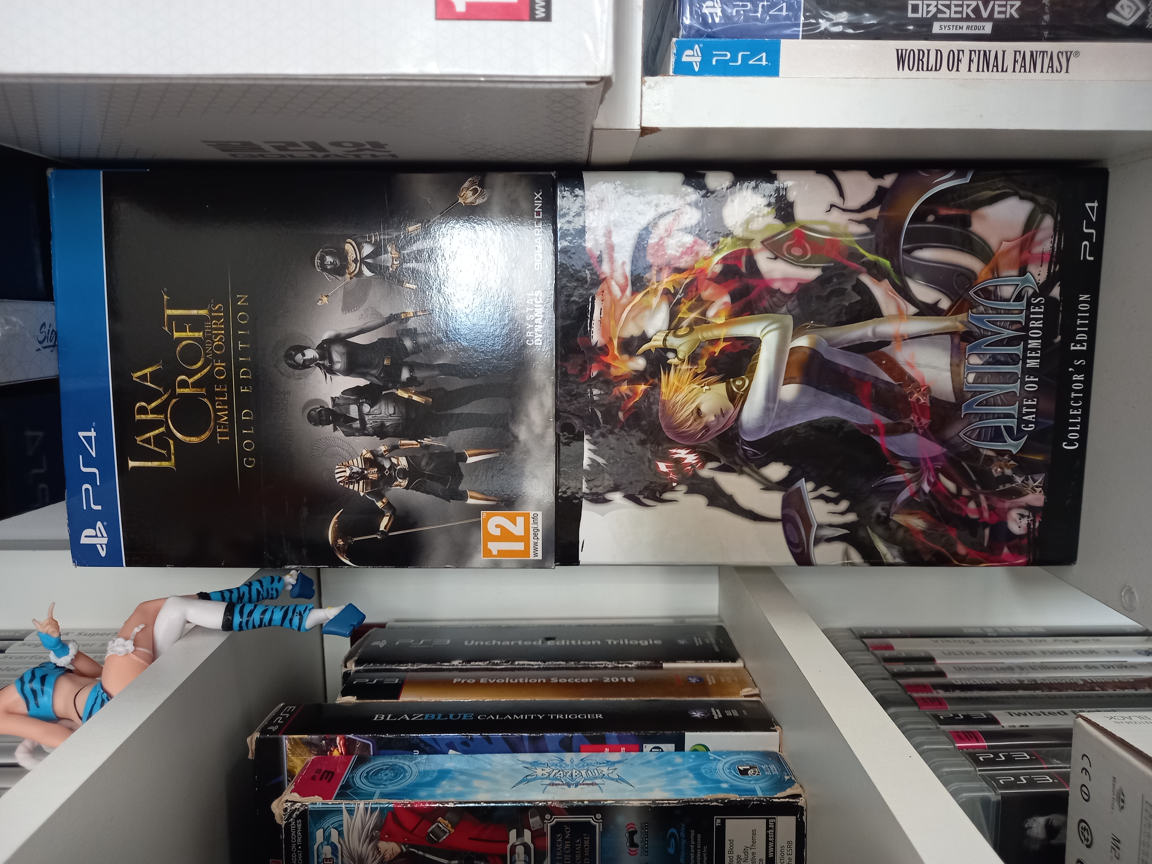 Lara Croft Temple of Osiris PS4 et Anima Gates of Memories collector PS4