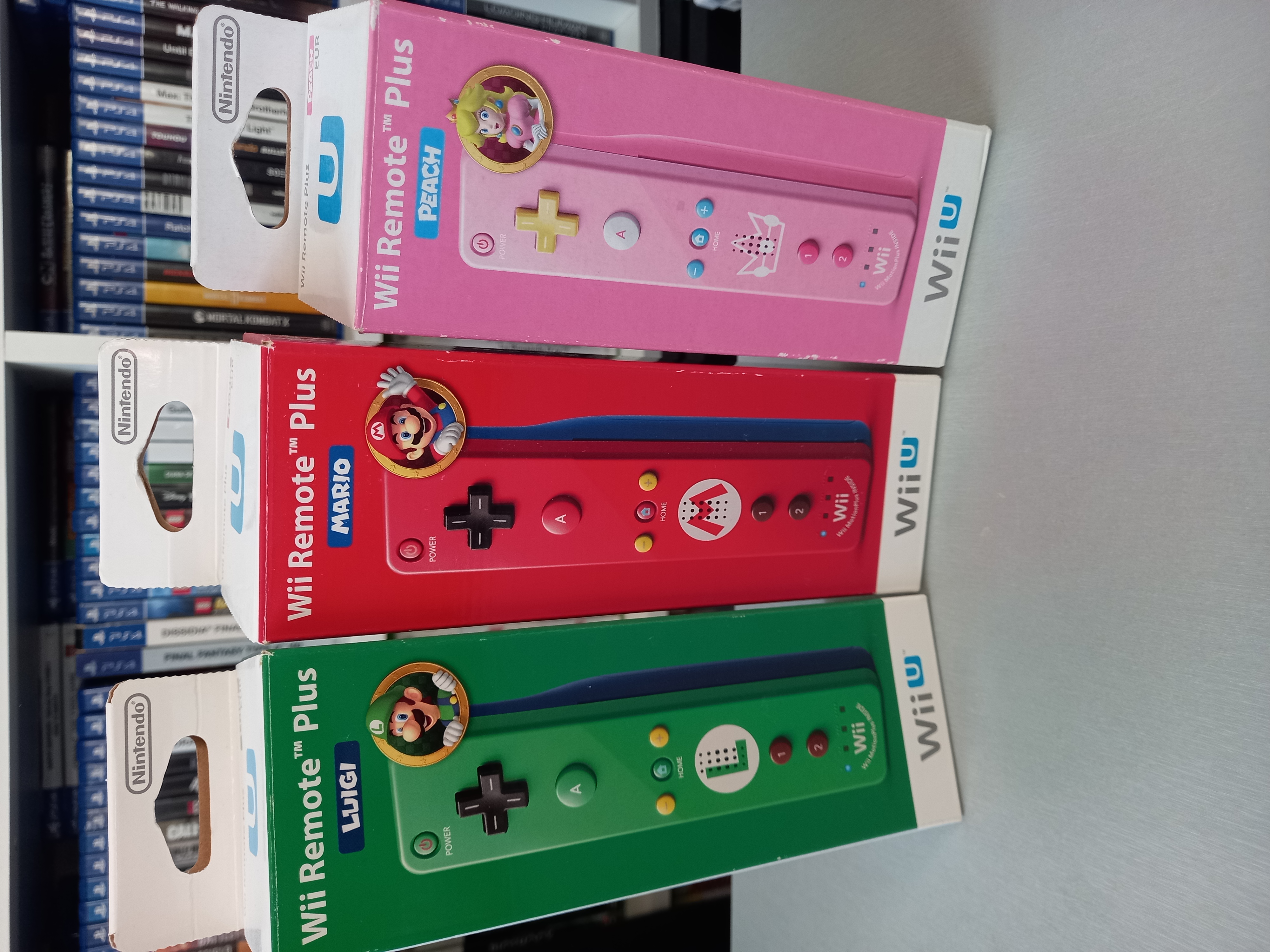 Les fameuses Wiimotes Wii U