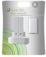 Microsoft XBOX 360 Quick Charge Kit (Blanc)