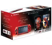 PSP 2004 Slim & Lite Edition Limitée rouge - Pack Spider-Man 3 (Jeu + UMD Vidéo)