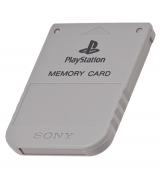 SONY PS1 Memory Card grise