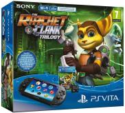Pack PS Vita Wi-Fi 2000 + The Ratchet & Clank Trilogy + Carte mémoire 8 Go