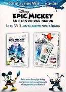 Epic Mickey : Le Retour des Héros - Coffret Jeux Video Wii + Accesoire Manette Clicker Oswald