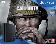 PS4 Slim 1To - Pack Call of Duty: WWII (Jet Black)