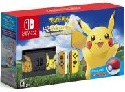 Nintendo Switch Edition Pikachu & Evoli: Pokémon: Let's Go Pikachu Préinstallé + Poké Ball Plus - Limited Edition
