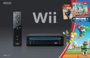 Nintendo Wii Black + New Super Mario Brothers Wii et Music CD (US)